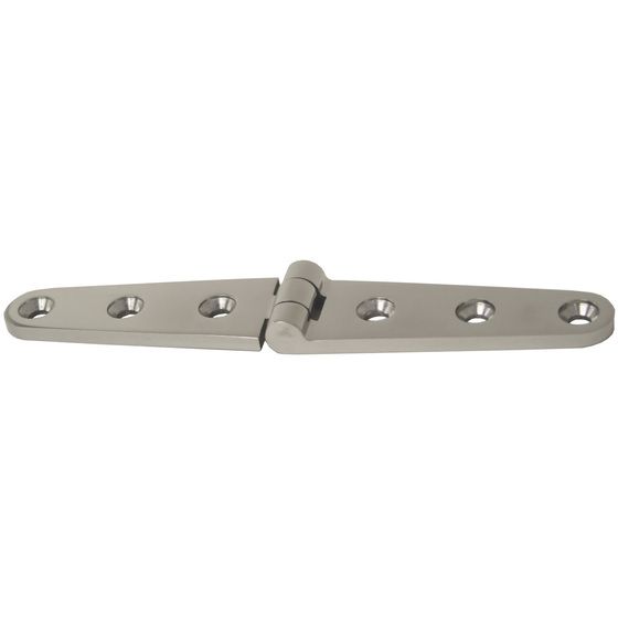 Jaycar 154mm Cast Butt Round Hinges – 316 Stainless Steel (Pair)