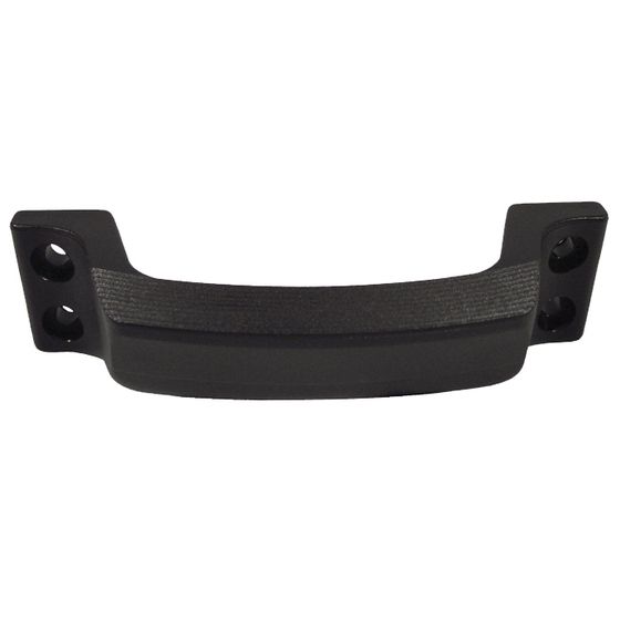 Transom Step & Handle – High-Impact Black Plastic, 160mm