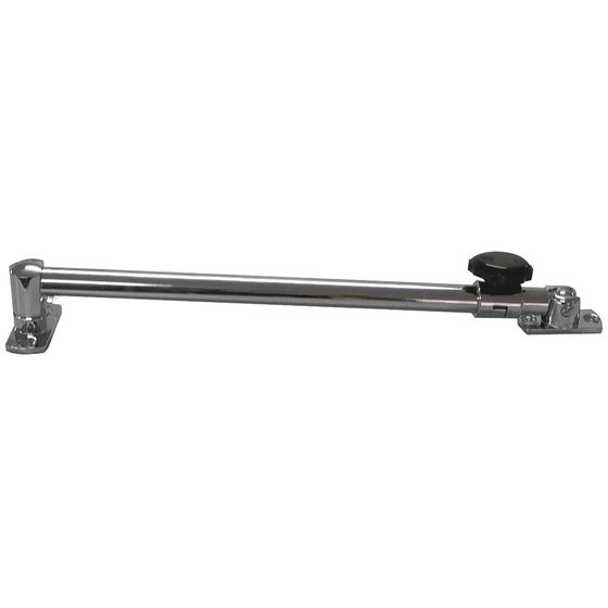 Telescopic Hatch Support – Chrome-Plated Brass, 350–600mm