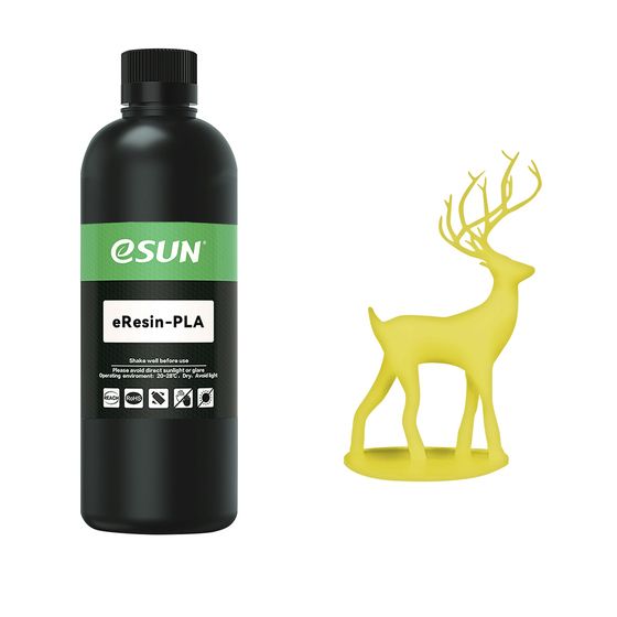 eSUN Yellow PLA Resin 1kg – Bio-Based, EN71-3 Certified