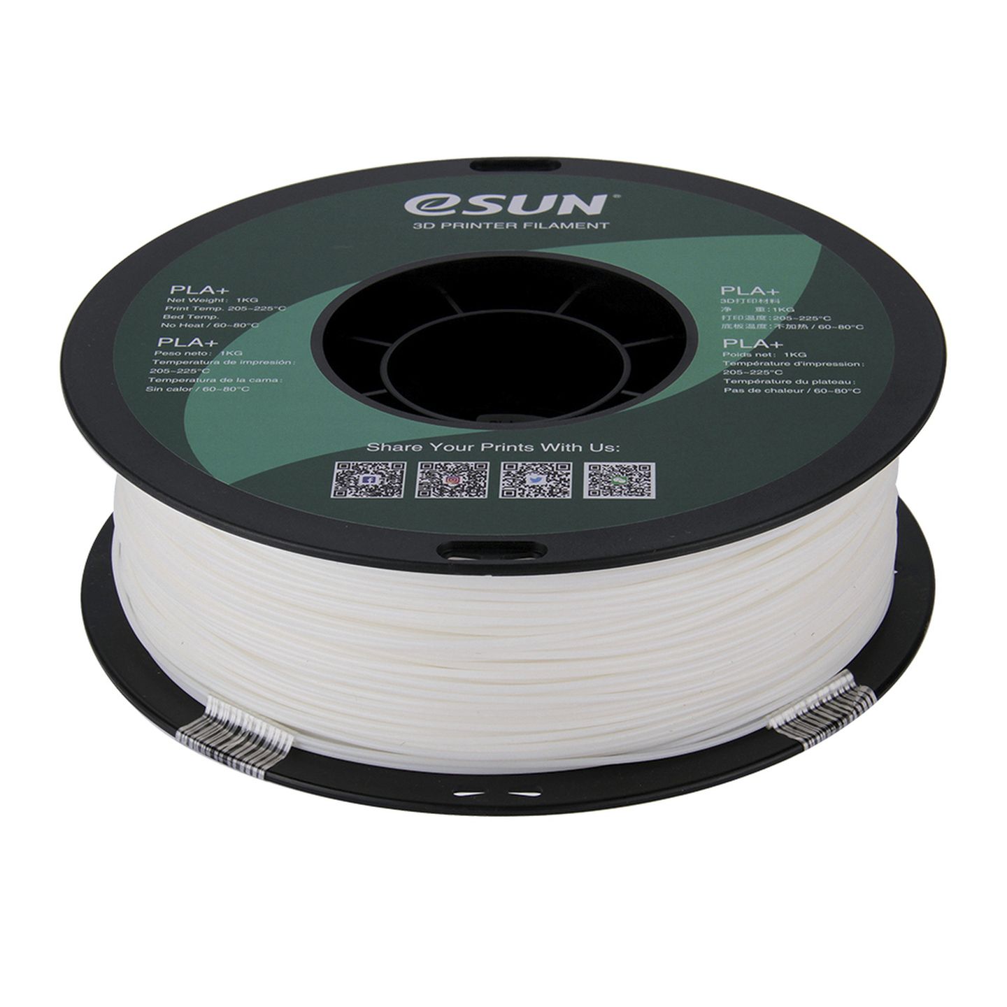 eSUN White PLA Filament 1kg 1.75mm