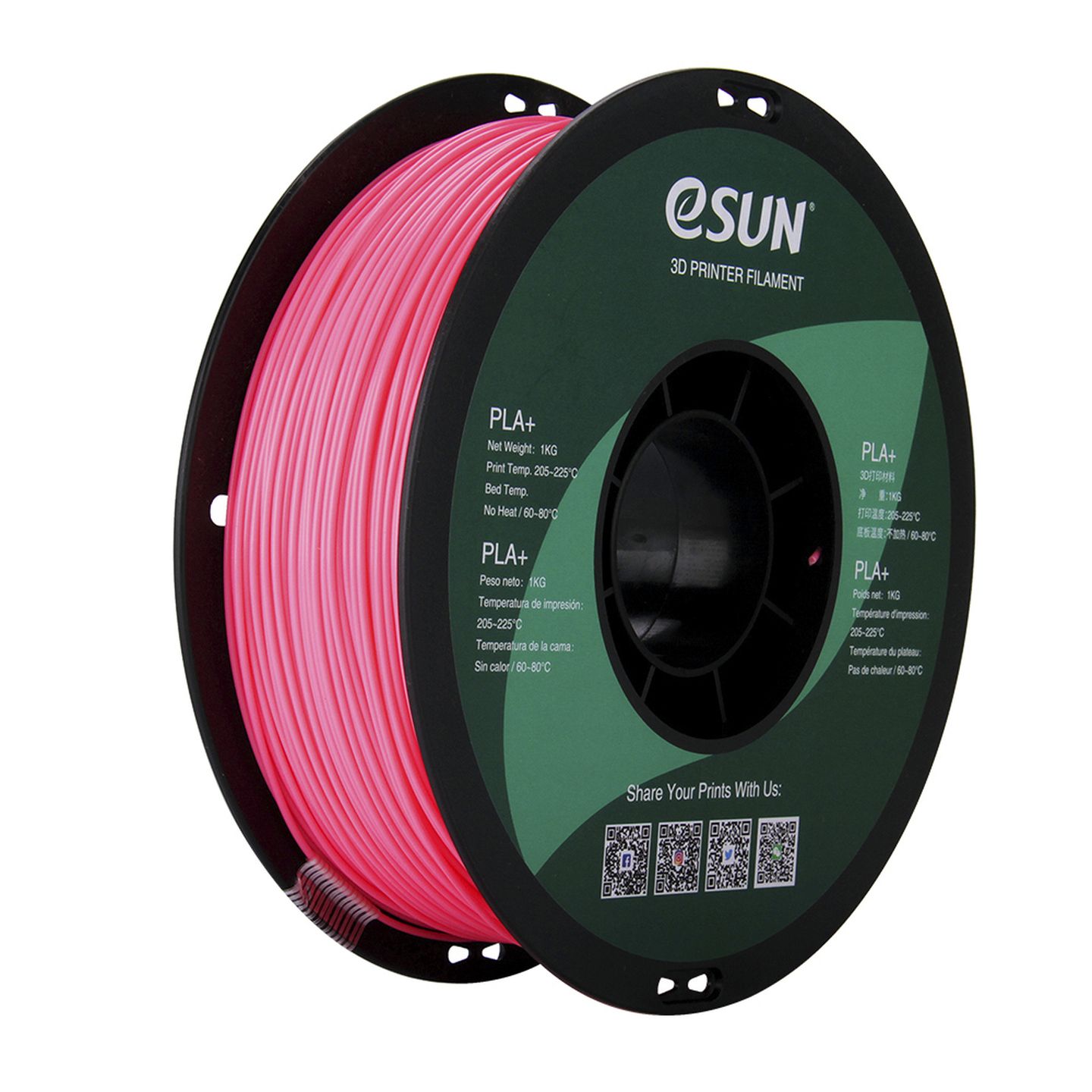 eSUN Pink PLA Filament 1kg 1.75mm