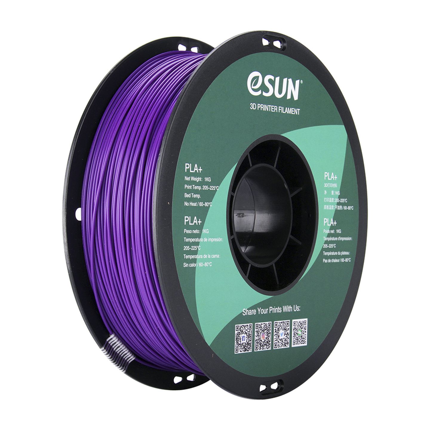 eSUN Purple PLA Filament 1kg 1.75mm