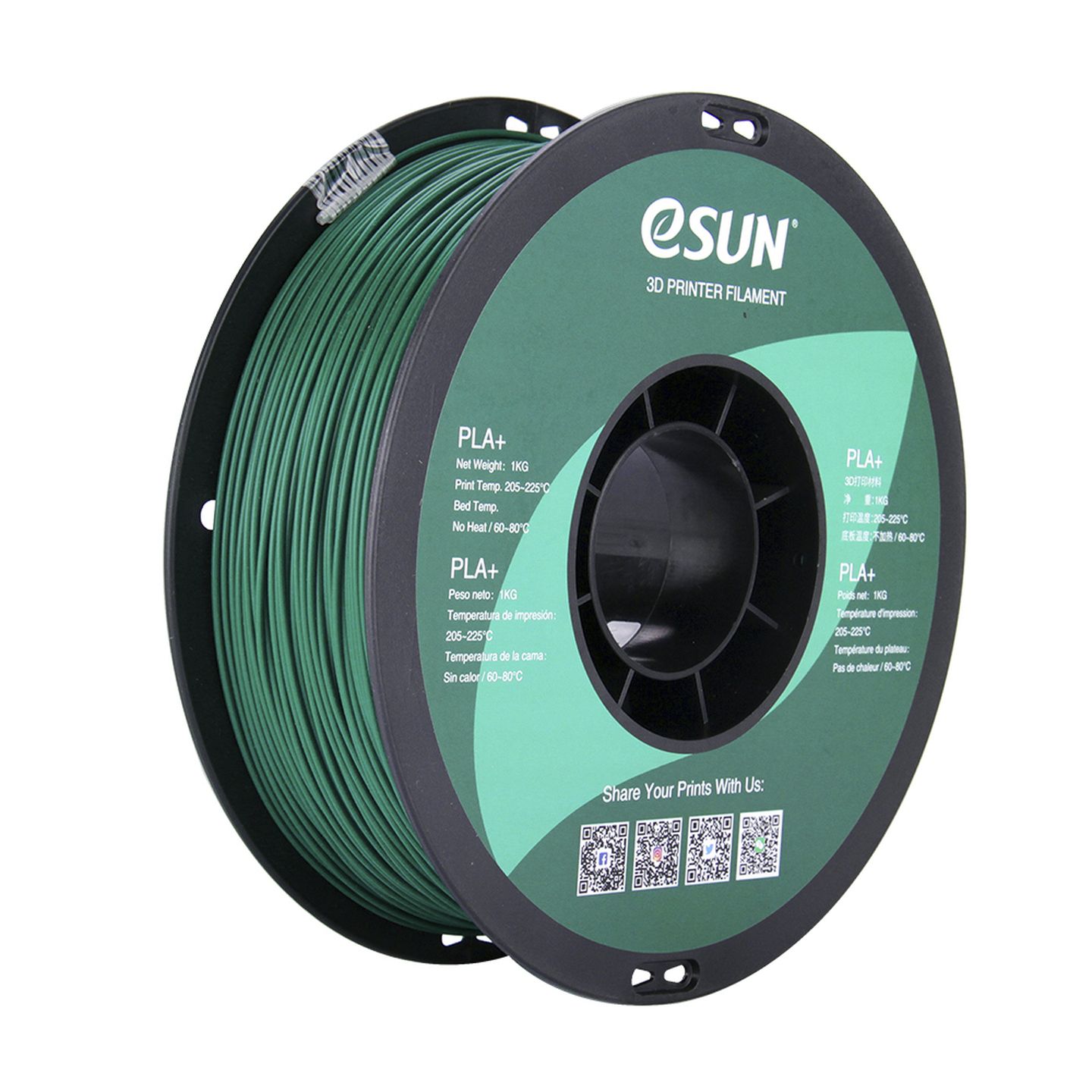 eSUN Green PLA Filament 1kg 1.75mm