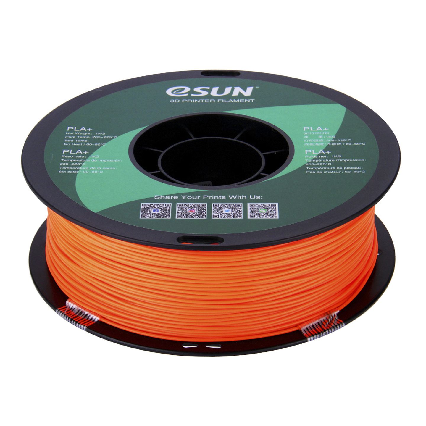 eSUN Orange PLA Filament 1kg 1.75mm