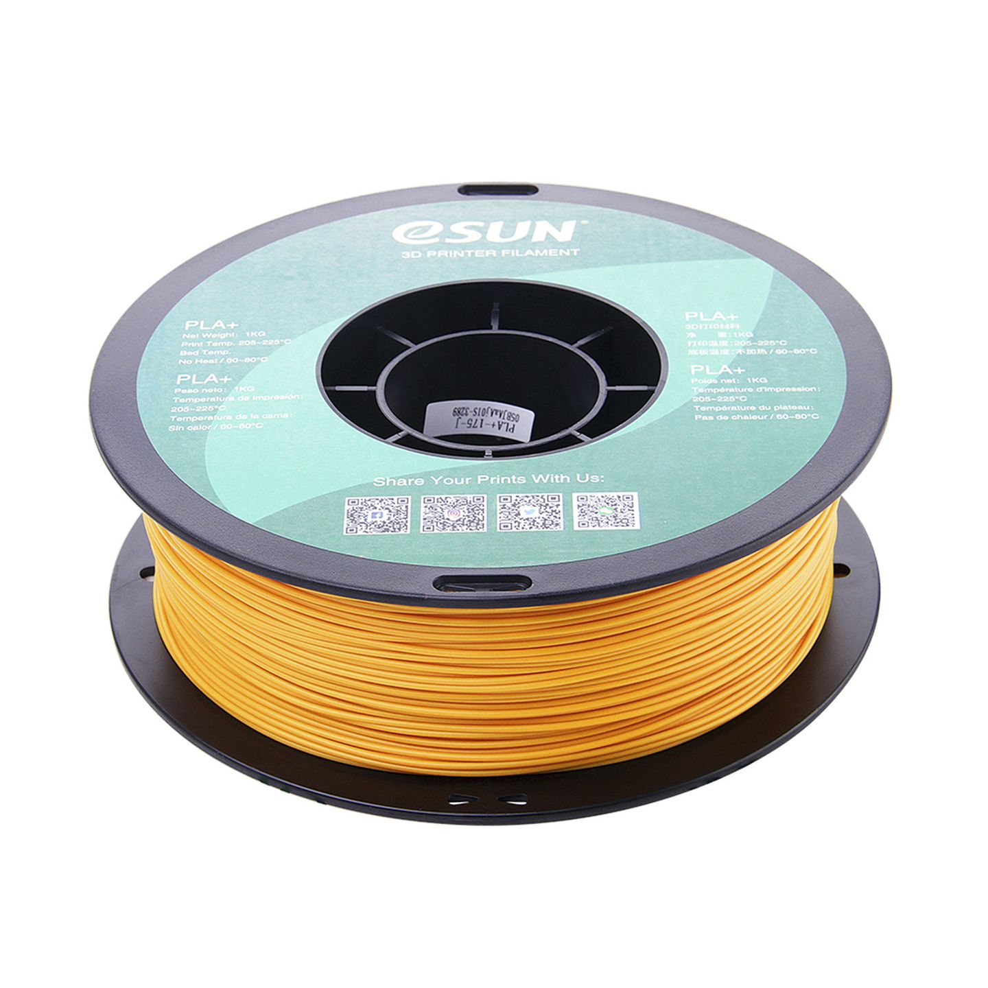 eSUN Gold PLA Filament 1kg 1.75mm