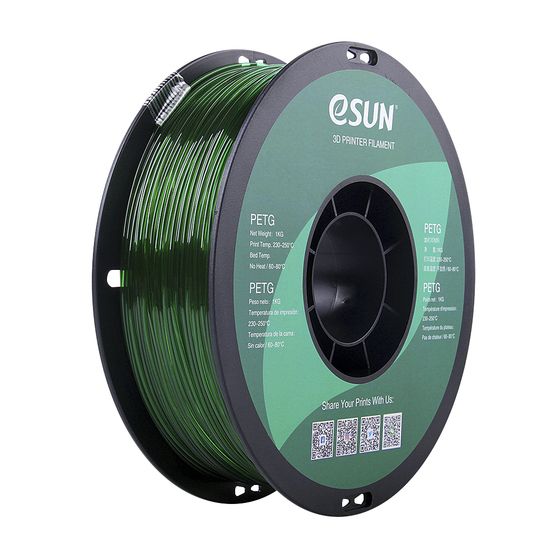 eSUN Green PETG Filament 1kg 1.75mm – Stronger Than PLA, Easier Than ABS