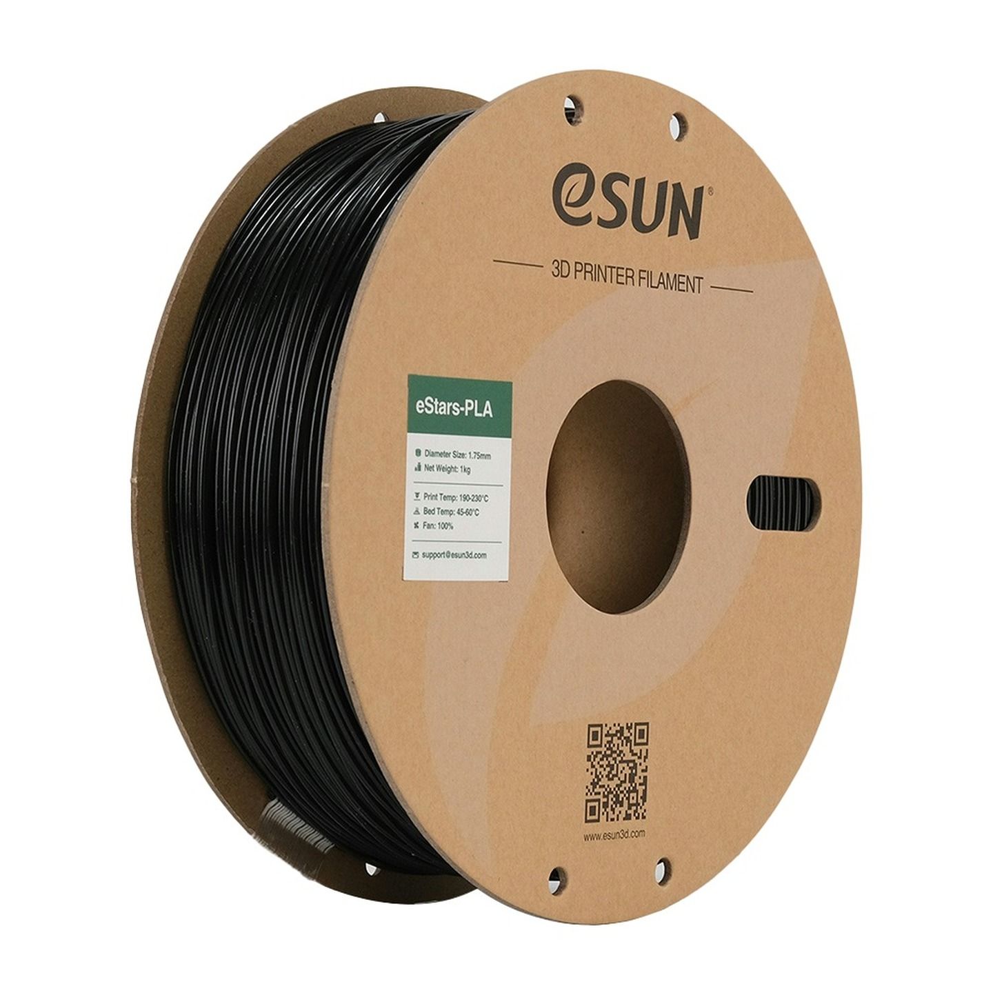 eSUN eSTARS-PLA Galaxy Black PLA Filament 1kg 1.75mm