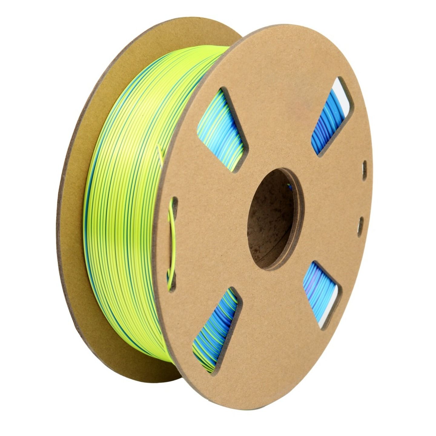 Protech Tri-Chroma Silk Blue Purple and Yellow PLA Filament 1kg 1.75mm