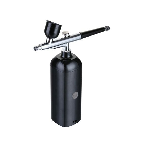 Protech Rechargeable Airbrush Kit – All-Metal, USB-C Charging, 5mL & 20mL Cups