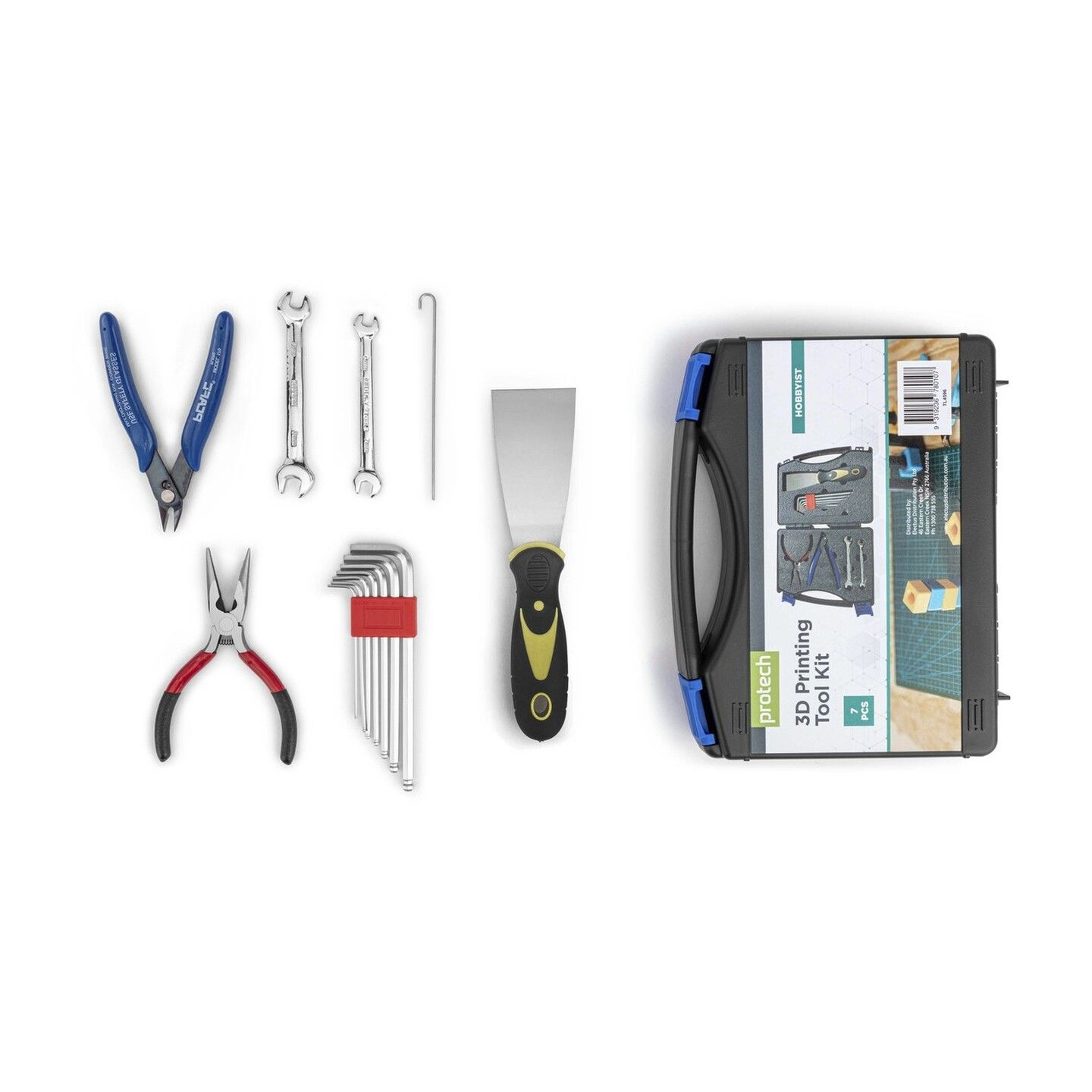 7 Pieces 3D Printer Toolbox Kit
