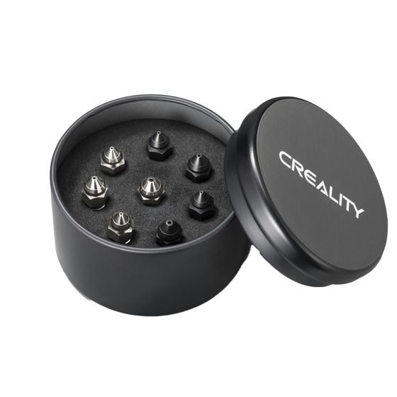 Creality High-Flow Nozzle Kit for K1, K1 Max & Ender-3 V3 KE – 8-Piece Pack