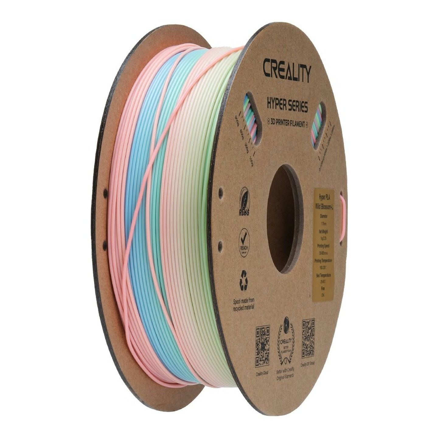 1.75mm Wld Blossom Long Creality Hyper-PLA Filament