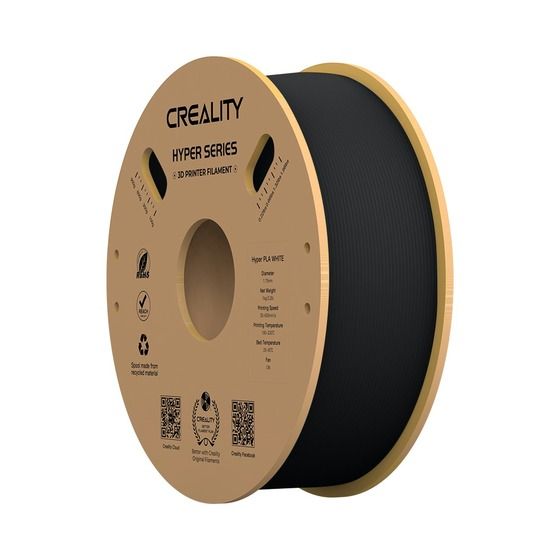 Creality Hyper PLA Filament 1.75mm Black – 1kg Roll