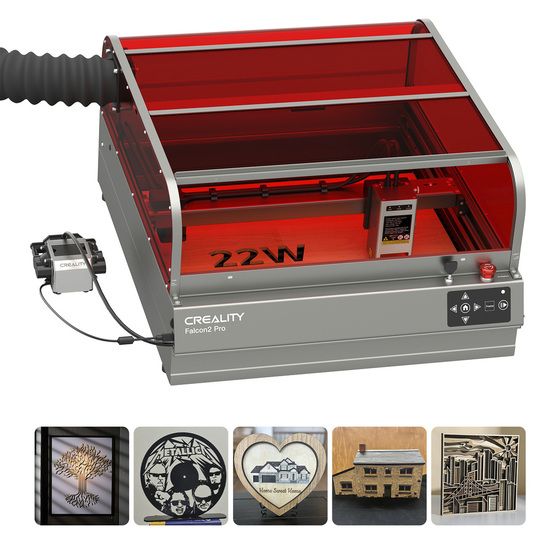 Creality Falcon 2 Pro 22W Laser Etcher & Cutter