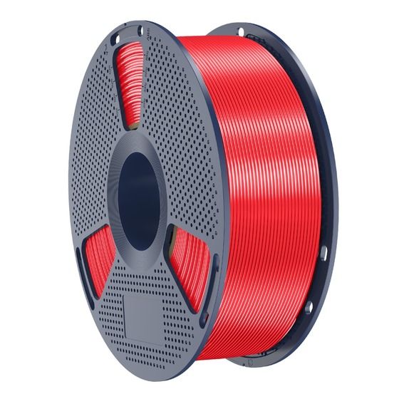 Sunlu Silk PLA+ Filament – Red, 1.75mm, 1kg Roll