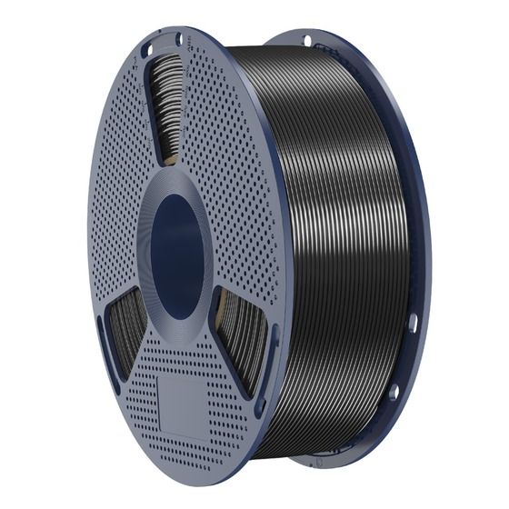 Sunlu Silk PLA+ Filament – Black, 1.75mm, 1kg Roll