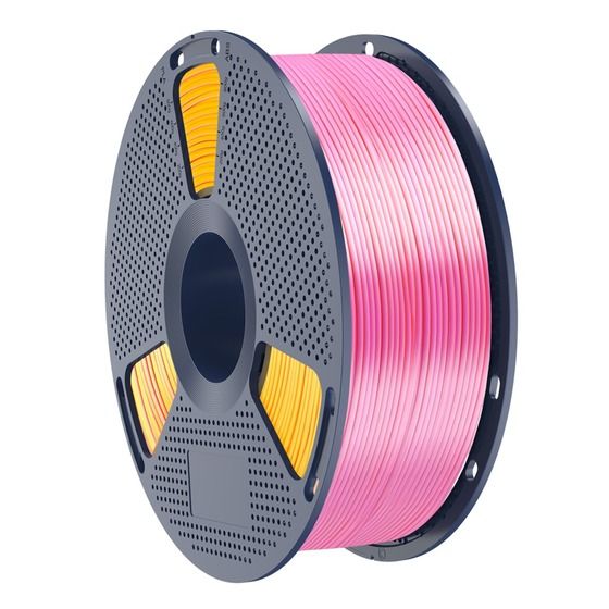 Sunlu Silk PLA+ Dual Colour Filament – Pink & Gold, 1.75mm, 1kg Roll