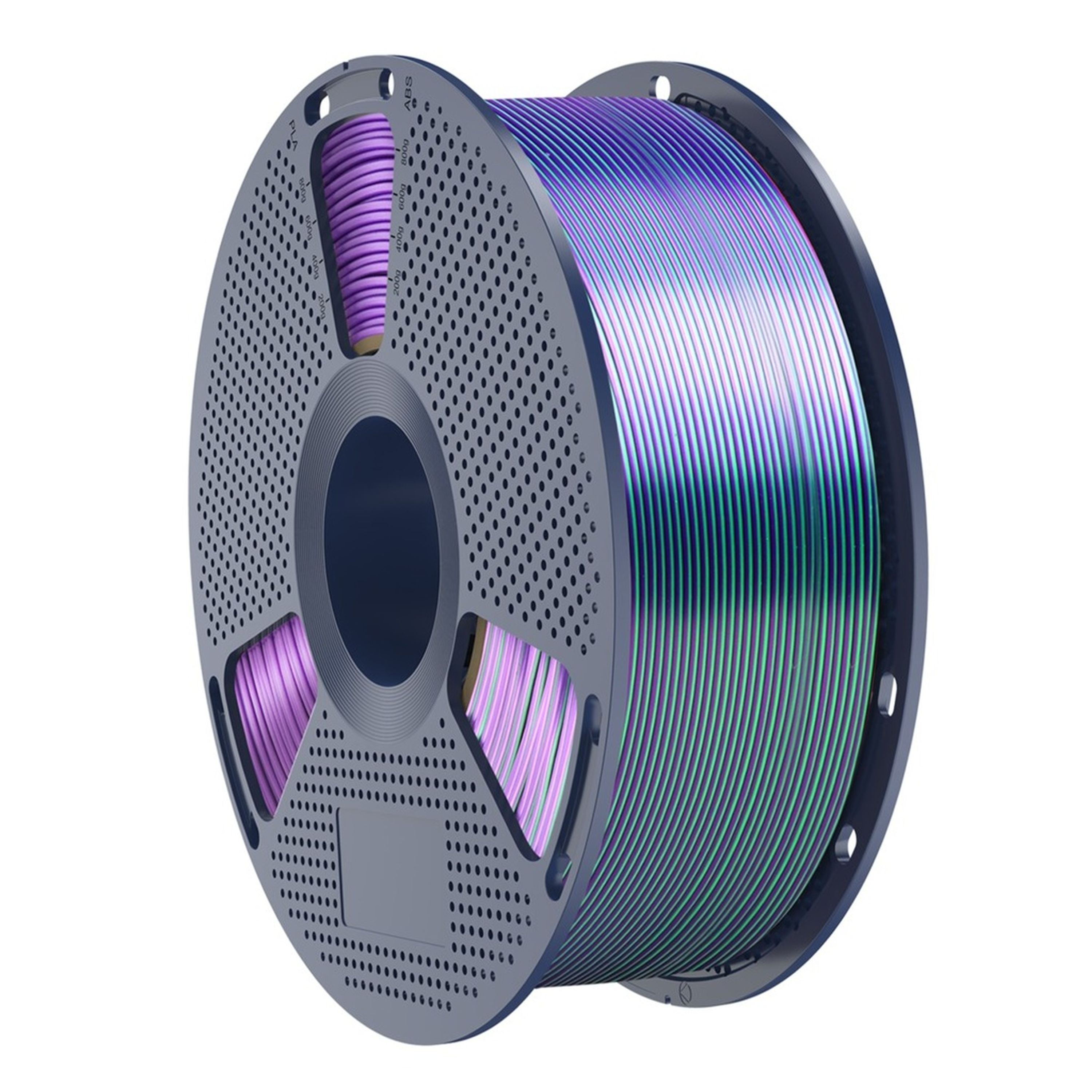 SUNLU Silk PLA Dual Color Green Purple 1.75mm 1kg roll