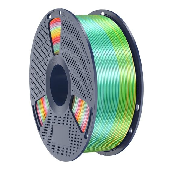 Sunlu Silk PLA+ Filament – Rainbow 01, 1.75mm, 1kg Roll