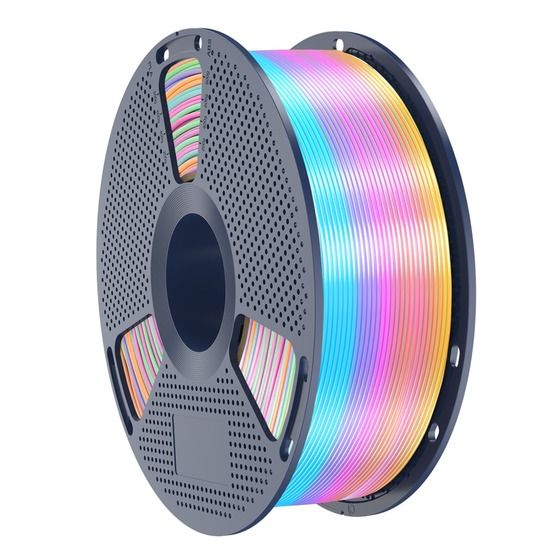 Sunlu Silk PLA+ Rainbow 04 3D Printer Filament 1.75mm 1kg Roll
