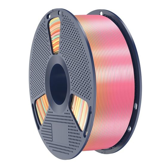 Sunlu Silk PLA+ Rainbow 05 3D Printer Filament 1.75mm 1kg Roll
