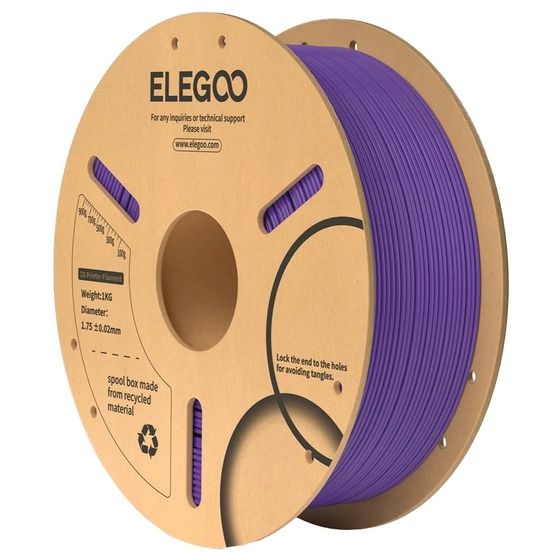 ELEGOO PLA FILAMENT PURPLE 1.75MM 1KG