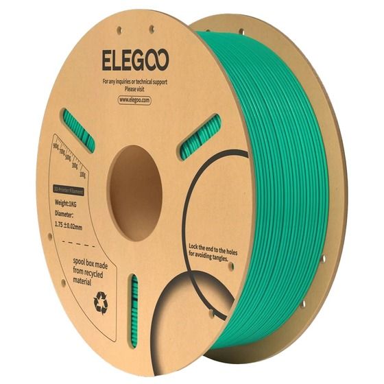 Elegoo PLA Filament – Sea Green, 1.75mm, 1kg