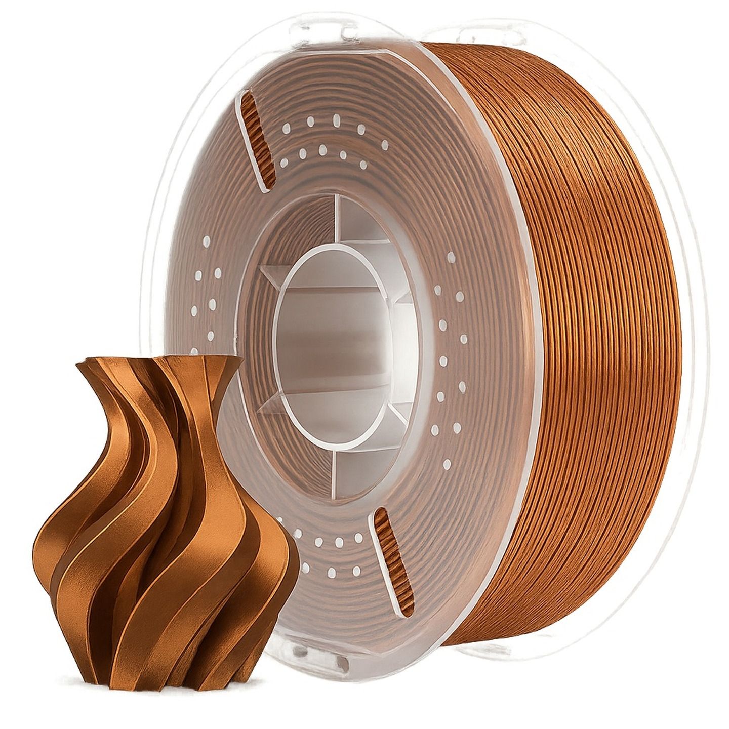 Elegoo Silk PLA filament Red Copper 1.75mm 1kg