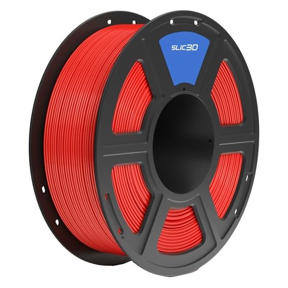 Slic3D PETG Filament – Red, 1.75mm, 1kg Spool