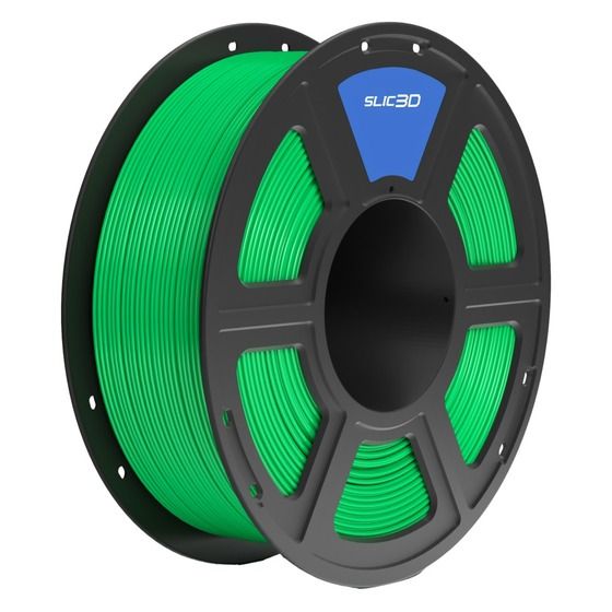 Slic3D PETG Filament – Green, 1.75mm, 1kg Spool