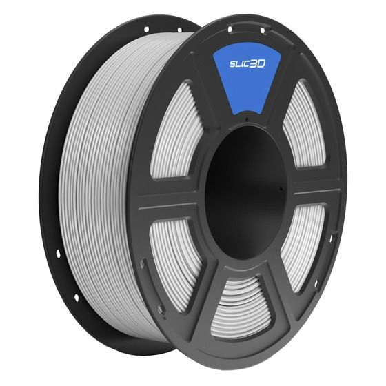 Slic3D PETG Filament – Grey, 1.75mm, 1kg Spool