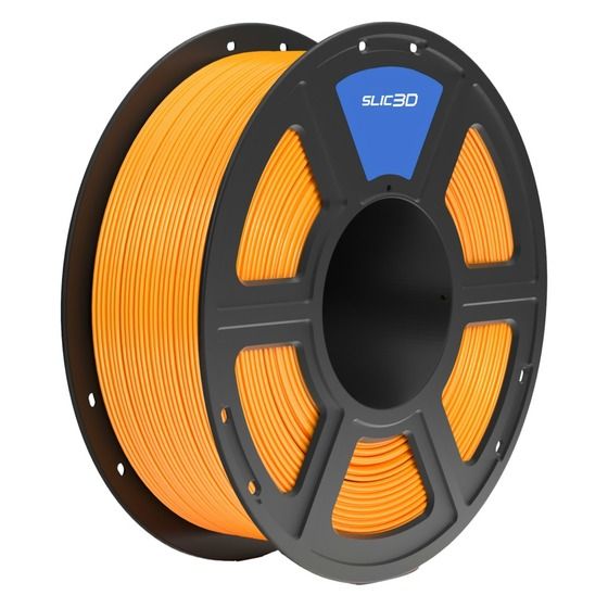 Slic3D PETG Filament – Orange, 1.75mm, 1kg Spool