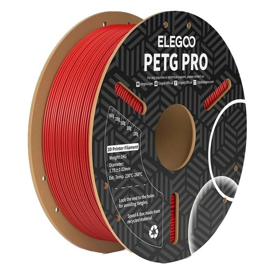 Elegoo PETG Pro Filament – Burgundy Red | 1.75mm | 1kg