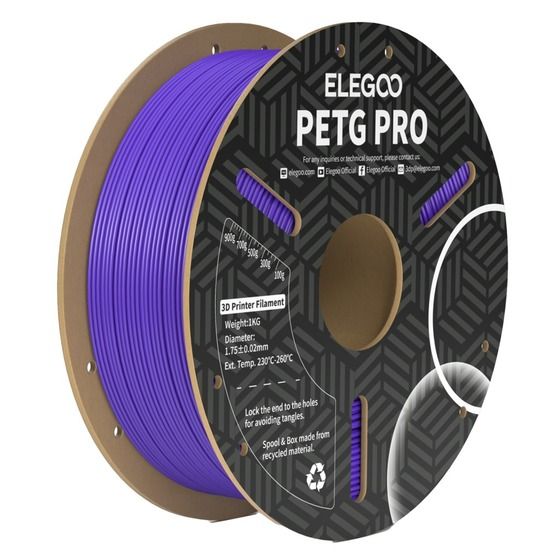 Elegoo PETG Pro Filament – Purple | 1.75mm | 1kg