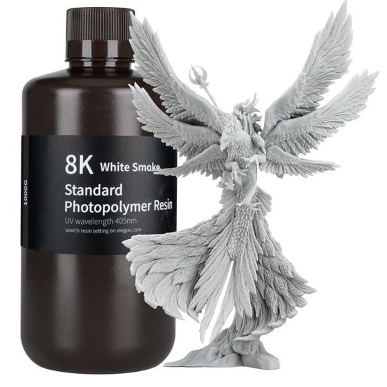 8K STANDARD RESIN SMOKE WHITE 1KG