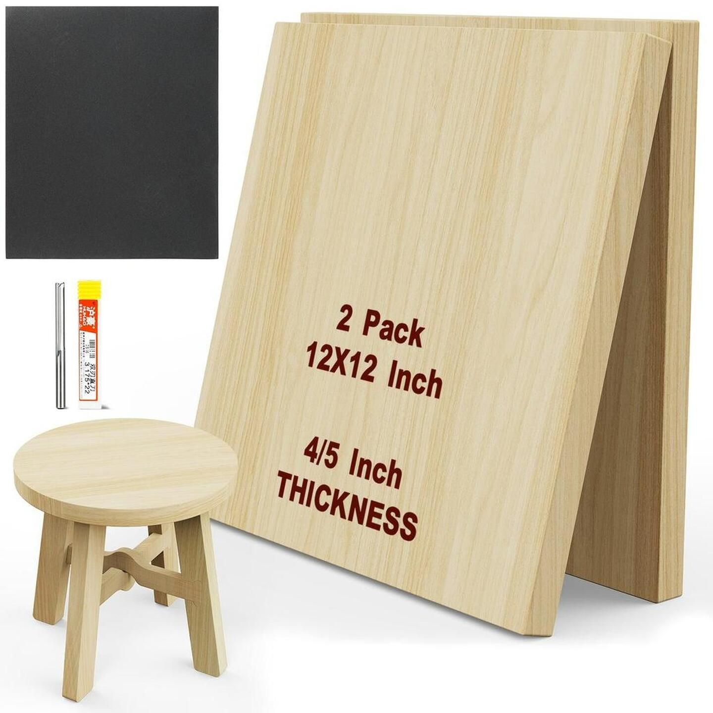 DIY CNC Short Stool Wood Kit