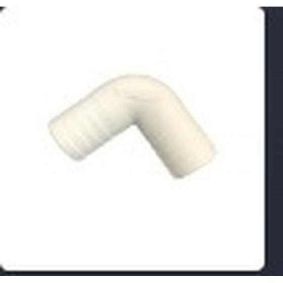 Jaycar 12mm Right Angle Hose Joiner – Glass Reinforced Nylon (TPG025)