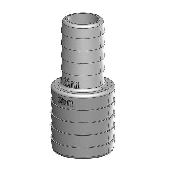 REDUCING JOINER - 38MM - 25MM REDUCER