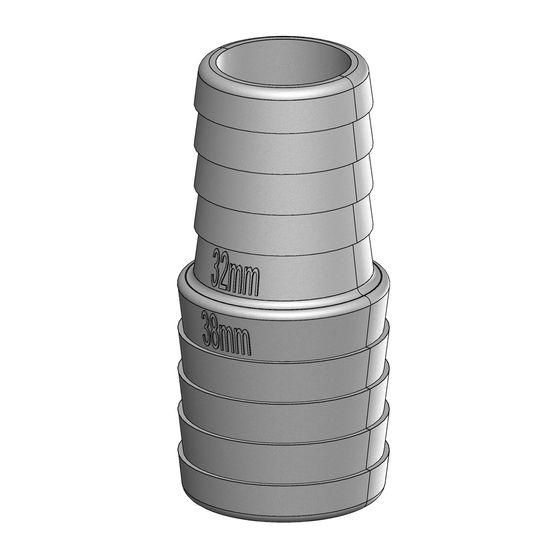 Jaycar Reducing Joiner – 38 mm to 32 mm Hose Reducer