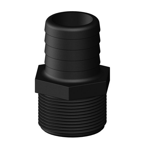 Jaycar Hose Tail to BSP Male Straight – 38mm (1-1/2") Hose to 1-1/2" BSP Thread