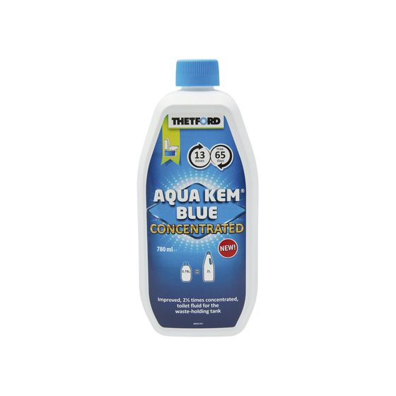 Aqua Kem Blue Concentrate 780ml – RV Waste Tank Treatment (2½× Strength)