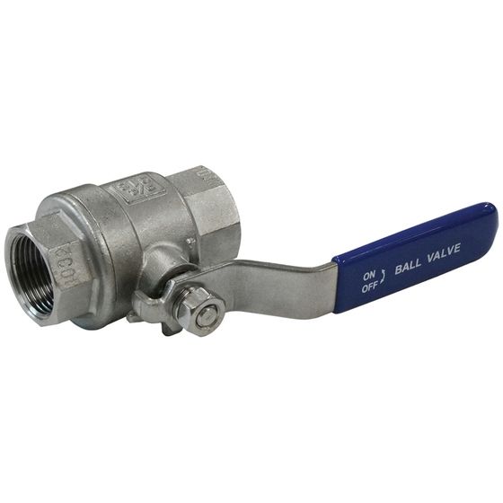 STAINLESS STEEL BALL VALVES - 3/4" BSP FEMALE