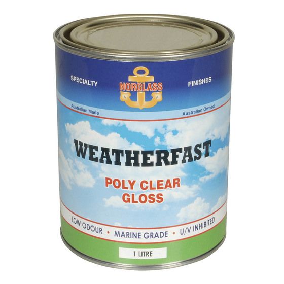 GLOSS & DECK PAINTS - POLY CLEAR GLOSS PAINT - 1L