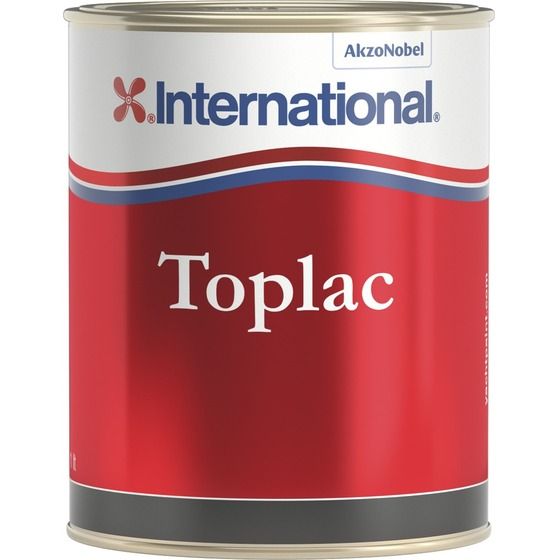 Toplac Topcoat Snow White 1L – Gloss Marine Enamel for Above-Waterline Surfaces