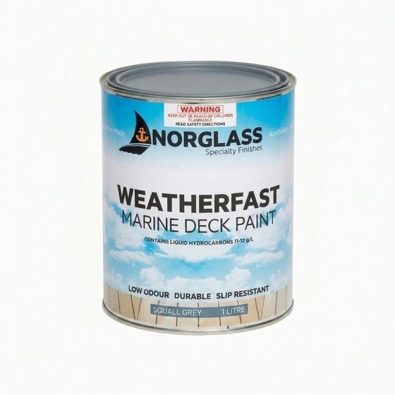 WEATHERFAST DECK PAINT SQUALL GREY 1L