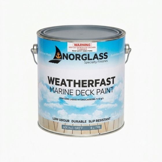 WEATHERFAST DECK PAINT SQUALL GREY 4L