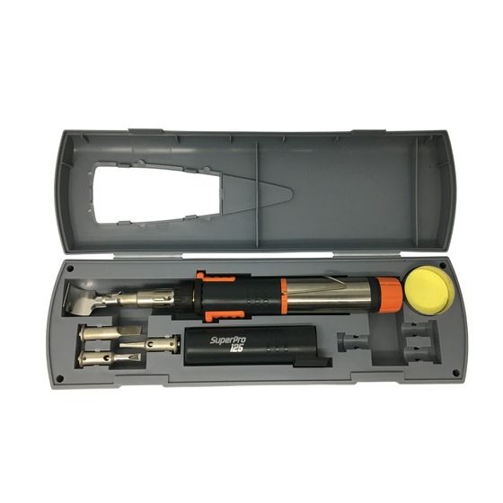 Portasol Super Pro Gas Soldering Tool Kit – 5 Tips, Blow Torch & Hot Knife