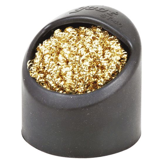 GOOT Soldering Iron Tip Cleaner – Curly Brass Insert, Static-Safe