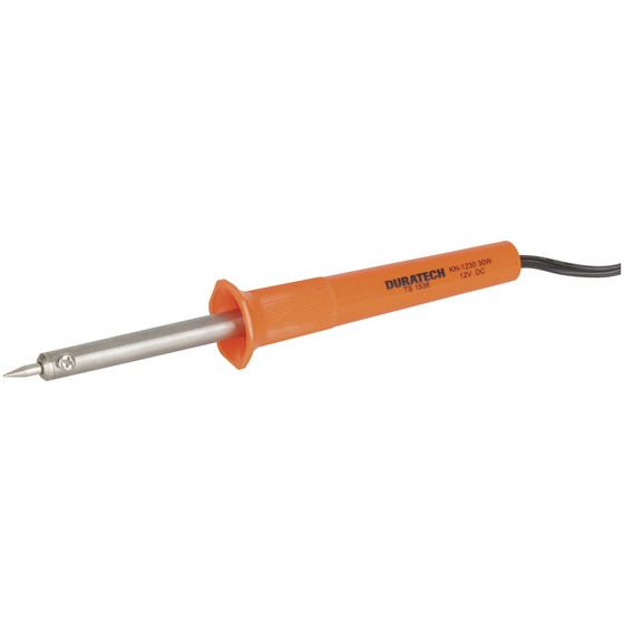 Jaycar 30W 12VDC Soldering Iron – Cigarette Lighter Plug with Metal Stand (TS1536)
